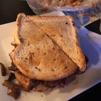 Spacebar - Mushroom Melt (definitely get this and add bacon and/or roast beef) - Bars Near Me - Falls Church, Virginia Spacebar - Mushroom Melt (definitely get this and add bacon and/or roast beef) - Bars Near Me - Falls Church, Virginia