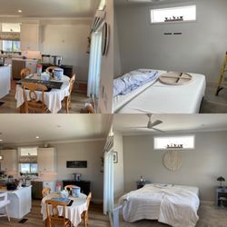 First Class Handyman - Interior painting. Accent wall kitchen and bedroom. Carlsbad