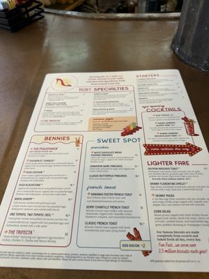 Menu photo 2 Ruby Slipper Central Business District New Orleans, LA Menu photo 2 Ruby Slipper Central Business District New Orleans, LA