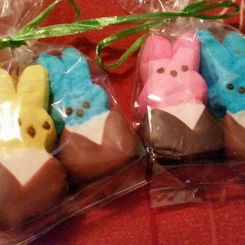 Chocglitz & Cream - Choco dipped peep bunnies - Ice Cream & Frozen Yogurt Near Me - Albuquerque, New Mexico