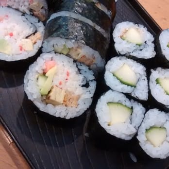 Musashi's - California Roll (look at those fillings!) & Cucumber Roll - Japanese Near Me - Bellevue, Washington