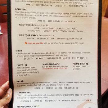 Enat Ethiopian Restaurant - Menu - Ethiopian Near Me - Charlotte, North Carolina Enat Ethiopian Restaurant - Menu - Ethiopian Near Me - Charlotte, North Carolina