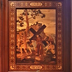 Cattedrale di Sorrento - Passionszyklus Intarsienarbeit.