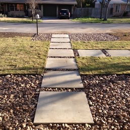 Walkway to front door!