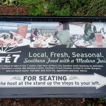 Cafe 7 - Sign for Cafe 7 - New American Near Me - Lookout Mountain, Georgia Cafe 7 - Sign for Cafe 7 - New American Near Me - Lookout Mountain, Georgia