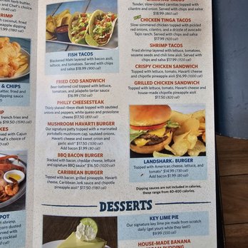 LandShark Bar & Grill - North Myrtle Beach - Menu, page 3/5 May 2026 - Bars Near Me - North Myrtle Beach, South Carolina LandShark Bar & Grill - North Myrtle Beach - Menu, page 3/5 May 2026 - Bars Near Me - North Myrtle Beach, South Carolina