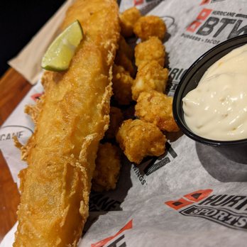 Hurricane Grill & Wings - Yuengling beer battered fish and tots - Burgers Near Me - Surprise, Arizona Hurricane Grill & Wings - Yuengling beer battered fish and tots - Burgers Near Me - Surprise, Arizona