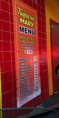 Menu photo 1 Taqueria Mary Mission, TX Menu photo 1 Taqueria Mary Mission, TX