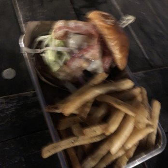 The Parrot - Burger (sorry for the blurry pic!) - Seafood Near Me - Hull, Massachusetts The Parrot - Burger (sorry for the blurry pic!) - Seafood Near Me - Hull, Massachusetts