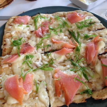 Mistral - Salmon 12 inch pizza - French Near Me - Boston, Massachusetts Mistral - Salmon 12 inch pizza - French Near Me - Boston, Massachusetts