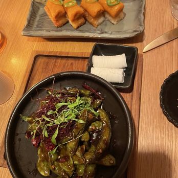 Makoto - Spicy Tuna Crispy Rice and Spicy Edamame (off menu) - Japanese Near Me - Miami Beach, Florida