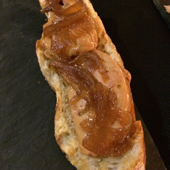 Taberna El Sitio - Montadito de foie con cebolla caramelizada - Tapas Bars Near Me - Valencia, V Taberna El Sitio - Montadito de foie con cebolla caramelizada - Tapas Bars Near Me - Valencia, V