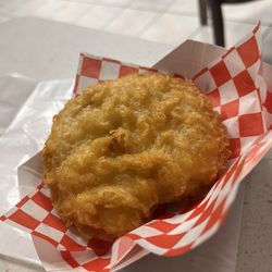 Kitty's Fish & Chips - Fried peanut butter jelly sandwich