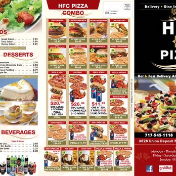 HFC Pizza - menu and prices - Pizza Near Me - Harrisburg, Pennsylvania HFC Pizza - menu and prices - Pizza Near Me - Harrisburg, Pennsylvania