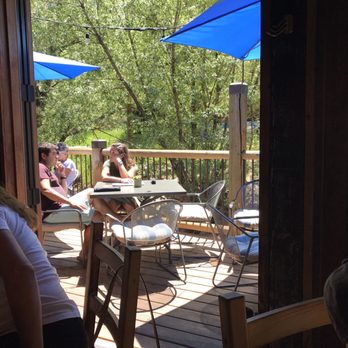 Murphy's Mountain Grill - Six tables on the narrow balcony overlooking the river - American Near Me - Evergreen, Colorado Murphy's Mountain Grill - Six tables on the narrow balcony overlooking the river - American Near Me - Evergreen, Colorado