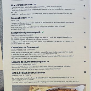 Jardin Nelson - 6/5/25 - menu from the oven. Au Four - Creperies Near Me - Montreal, Quebec