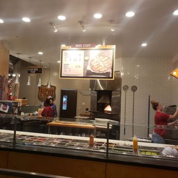 MOD Pizza - Ordering line. You can see the wood burner in the middle. - Pizza Near Me - Sacramento, California MOD Pizza - Ordering line. You can see the wood burner in the middle. - Pizza Near Me - Sacramento, California