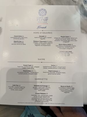 Menu photo 1 Cafe de Fleur Auburn, AL Menu photo 1 Cafe de Fleur Auburn, AL