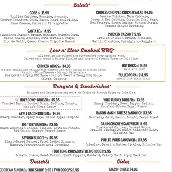 Harry Caray's - Menu - Sports Bars Near Me - Chicago, Illinois Harry Caray's - Menu - Sports Bars Near Me - Chicago, Illinois
