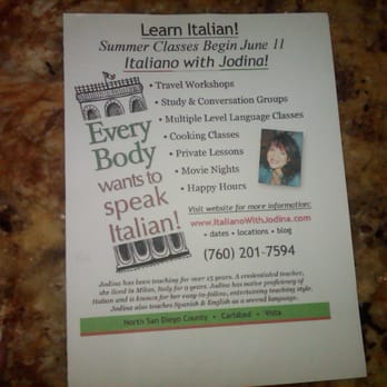 Italiano With Jodina - Private Tutors Near Me Italiano With Jodina - Private Tutors Near Me