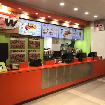 A&W - the counter area of a fast food restaurant - Burgers Near Me - Toronto, Ontario