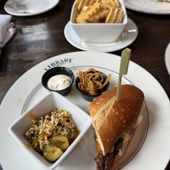 Library Café - Marinated Sliced Steak - Cocktail Bars Near Me - Farmingdale, New York