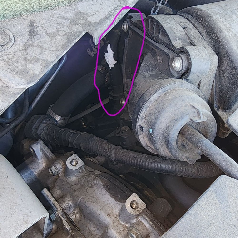 Rear hose that needed replacing. Rear hose that needed replacing.