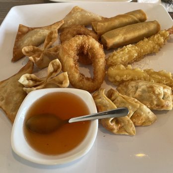 Thai Addict Cuisine - All In One appetizer plate - Thai Near Me - Buena Park, California Thai Addict Cuisine - All In One appetizer plate - Thai Near Me - Buena Park, California