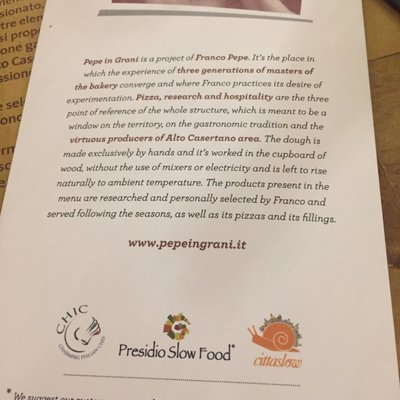Menu photo 2 Pepe In Grani Caiazzo, CE