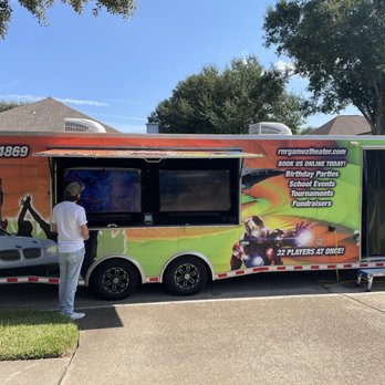 Rock 'N' Rollin' Gamez Theater - Game Truck Rental Near Me - Katy, Texas Rock 'N' Rollin' Gamez Theater - Game Truck Rental Near Me - Katy, Texas