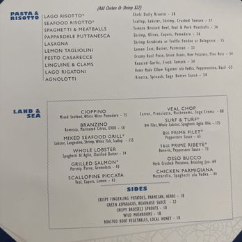Lago - Menu - Italian Near Me - Las Vegas, Nevada