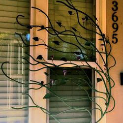 Lawn Express - One of my security windows that actually opens and locks the inside so you can wash your windows