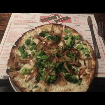 Eddie's Pizza - Bar pie with Brocli - Pizza Near Me - New Hyde Park, New York