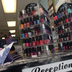 California Nail Salon - They need to upgrade their nail polishes. It looks super duper old.