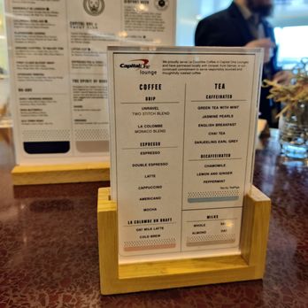 Capital One Lounge at Denver - Bar Menu - Airport Lounges Near Me - Denver, Colorado Capital One Lounge at Denver - Bar Menu - Airport Lounges Near Me - Denver, Colorado