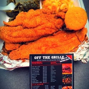 Off The Grill - Catfish Collar Greens n Mac - Soul Food Near Me - Taylor, Michigan