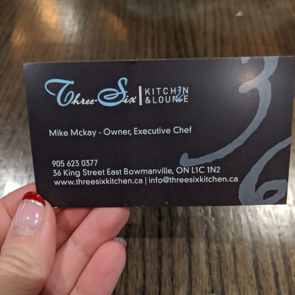 Three Six Kitchen & Lounge - Owner/chef info - Canadian (New) Near Me - Bowmanville, Ontario Three Six Kitchen & Lounge - Owner/chef info - Canadian (New) Near Me - Bowmanville, Ontario
