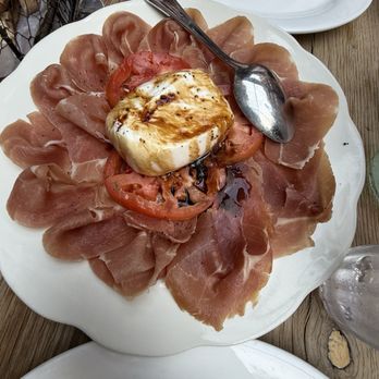 Aria West Village - Burrata with Prosciutto - Wine Bars Near Me - New York, New York Aria West Village - Burrata with Prosciutto - Wine Bars Near Me - New York, New York