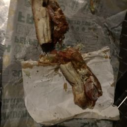 I have not took a bite out of my sub by the way I have not took a bite out of my sub by the way