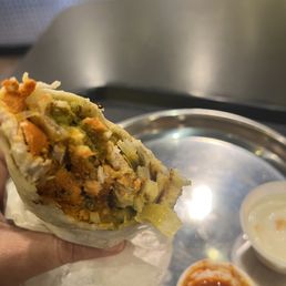 Achari chicken Roll  delicious!!