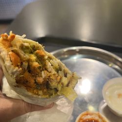 Nirvanis Indian Kitchen - Achari chicken Roll  delicious!!