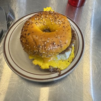 Schneider Deli - Sausage egg and cheese - Bagels Near Me - Chicago, Illinois Schneider Deli - Sausage egg and cheese - Bagels Near Me - Chicago, Illinois