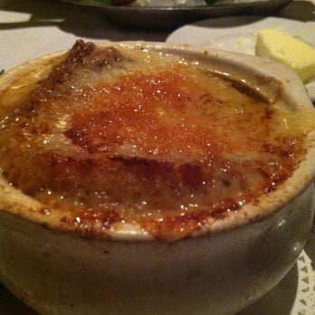 Dal Rae Restaurant - French onion soup! Perfect, clean, and delish!!! - Steakhouses Near Me - Pico Rivera, California