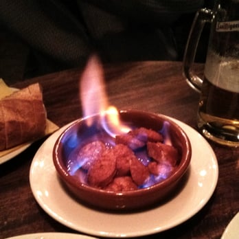 Tasca Romero - Chorizo Al Diablo, true to its name. - Bars Near Me - Zürich, ZH