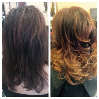 Venus Salon - Ombré before and after - Hair Salons Near Me - San Mateo, California Venus Salon - Ombré before and after - Hair Salons Near Me - San Mateo, California
