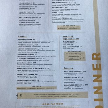 Devil's Kitchen - Menu! - New American Near Me - Grand Junction, Colorado