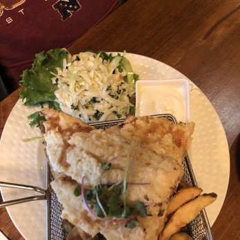 Pie Eyed Monk - Fish and chips. Great chips, with tasteless fish. - Distilleries Near Me - Kawartha Lakes, Ontario Pie Eyed Monk - Fish and chips. Great chips, with tasteless fish. - Distilleries Near Me - Kawartha Lakes, Ontario