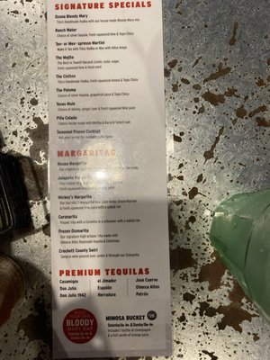 Menu photo 1 Ozona Grill and Bar Dallas, TX Menu photo 1 Ozona Grill and Bar Dallas, TX