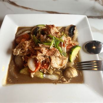 Spice Thai - Ginger stir fry - Thai Near Me - Knoxville, Tennessee Spice Thai - Ginger stir fry - Thai Near Me - Knoxville, Tennessee