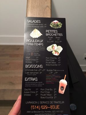 Menu photo 6 Sandwicherie Sue Montreal, QC Menu photo 6 Sandwicherie Sue Montreal, QC